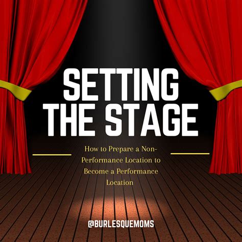 Setting the Stage .